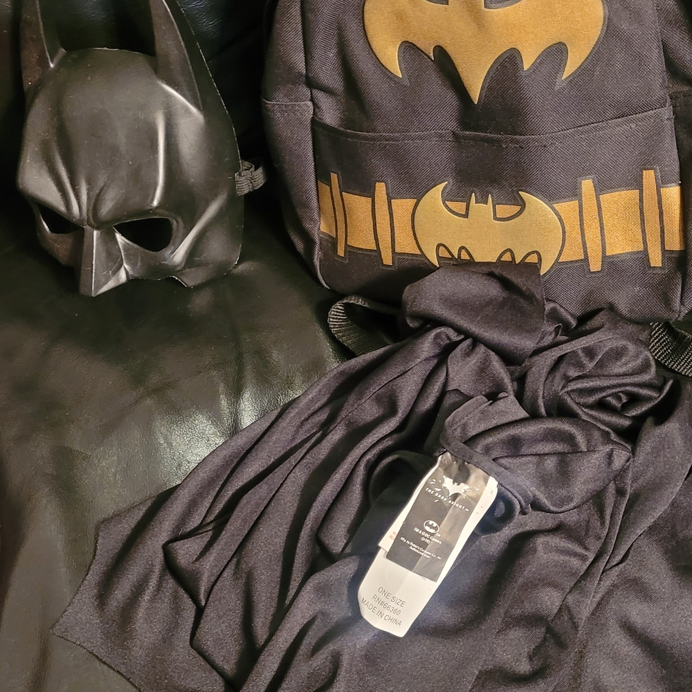 Kids Batman Costume Set - Black and Gold